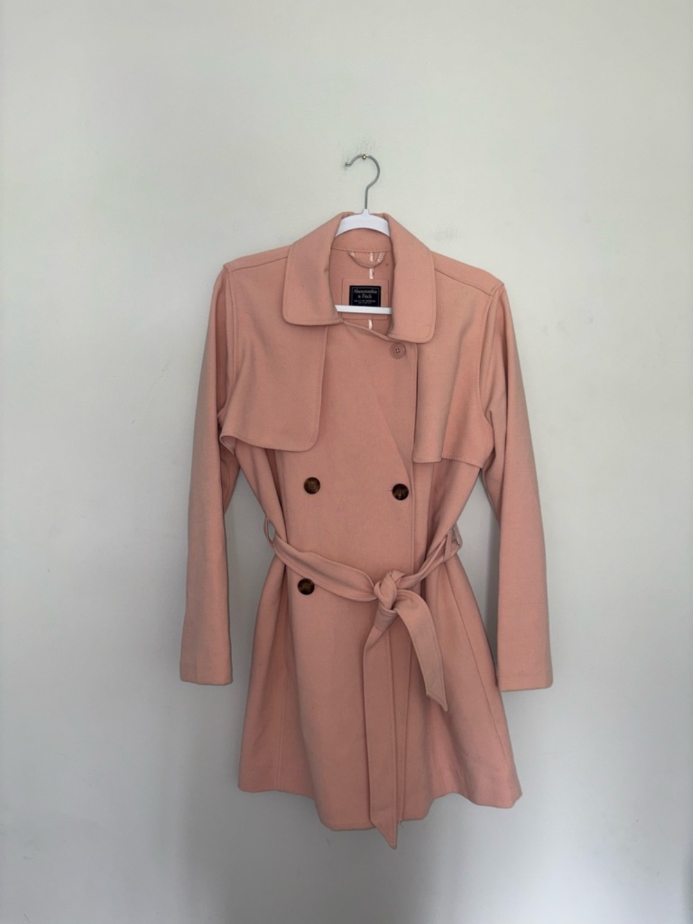Abercrombie & Fitch ~ Pink Peacoat